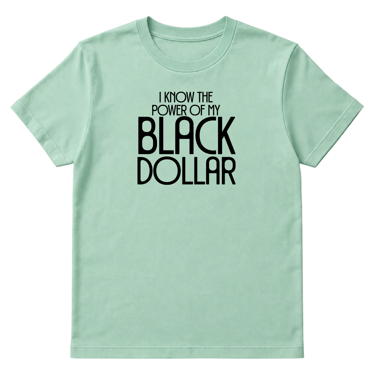 I Know the Power of My Black Dollar Unisex Tee-T-Shirt-The Original God Ain't Petty But I Am