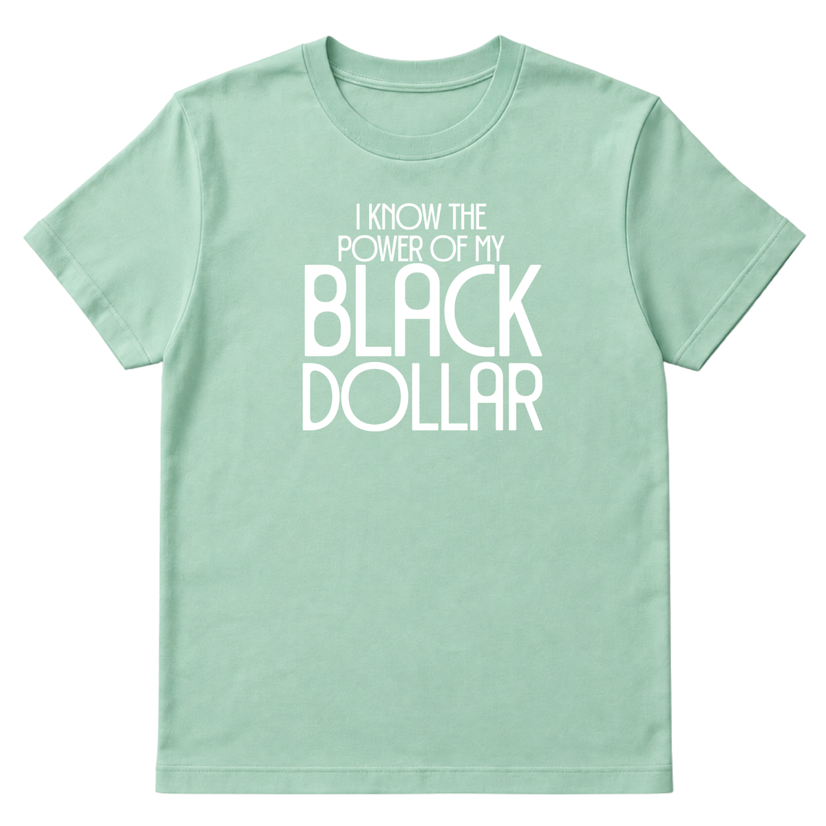 I Know the Power of My Black Dollar Unisex Tee-T-Shirt-The Original God Ain't Petty But I Am