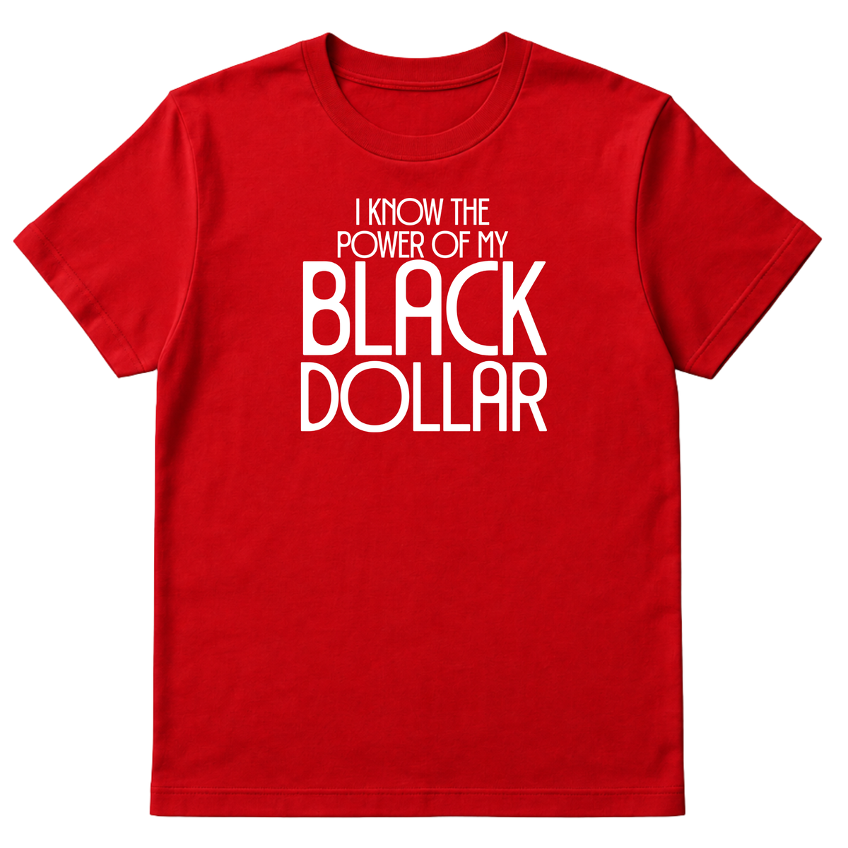 I Know the Power of My Black Dollar Unisex Tee-T-Shirt-The Original God Ain't Petty But I Am