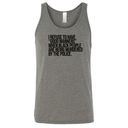 I Refuse to Have "Good Manners" When Black People Are Being Murdered by the Police Unisex Tank Top-T-Shirt-The Original God Ain't Petty But I Am