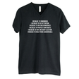 I Resolve *BLACK V-NECK* Unisex Tee-T-Shirt-The Original God Ain't Petty But I Am