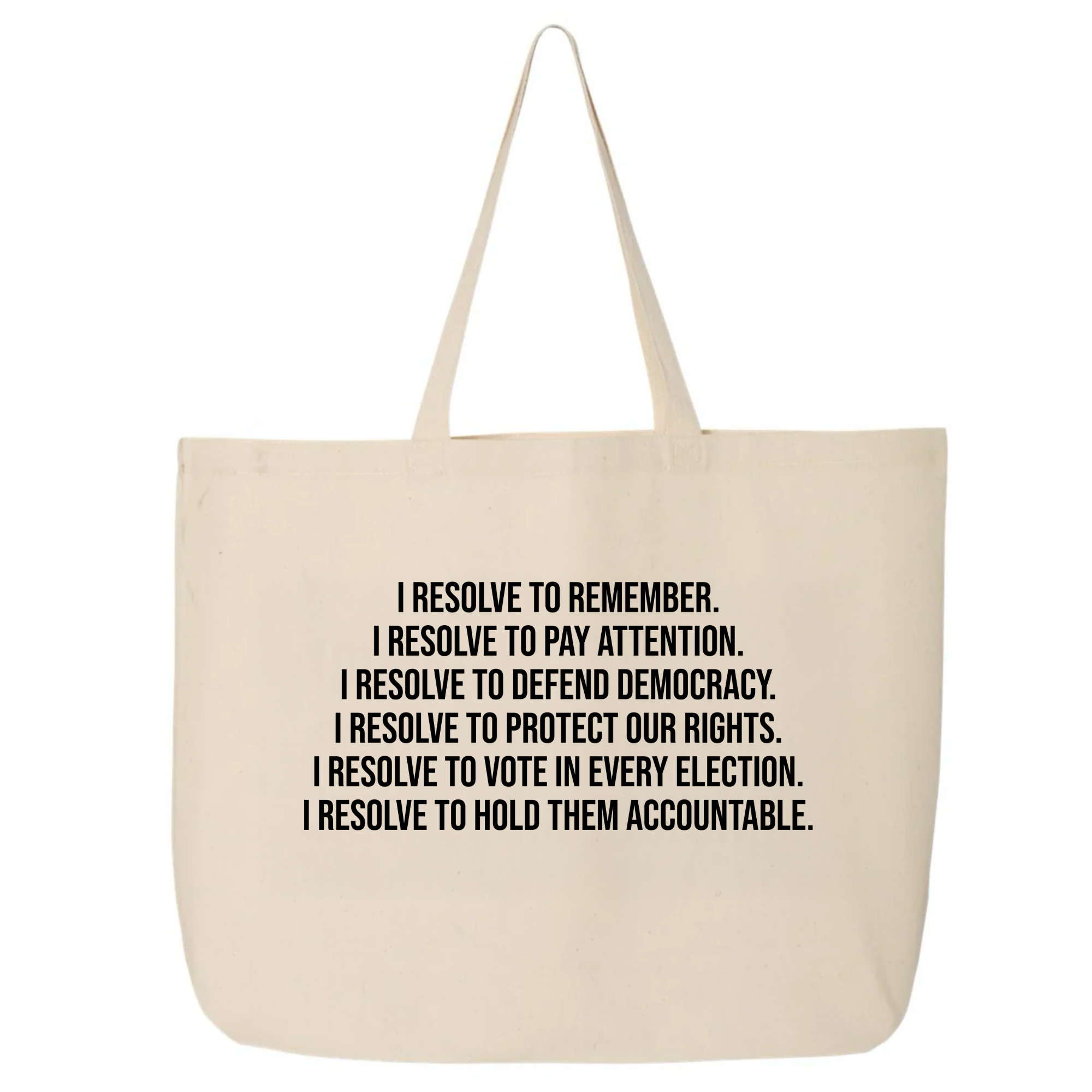 I Resolve Tote bag-Tote Bag-The Original God Ain't Petty But I Am