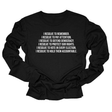 I Resolve Unisex Long Sleeved Tee-Long Sleeved T-Shirt-The Original God Ain't Petty But I Am