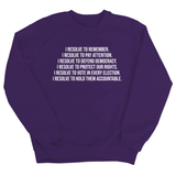 I Resolve Unisex Sweatshirt-Sweatshirt-The Original God Ain't Petty But I Am