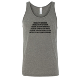 I Resolve Unisex Tank Top-T-Shirt-The Original God Ain't Petty But I Am