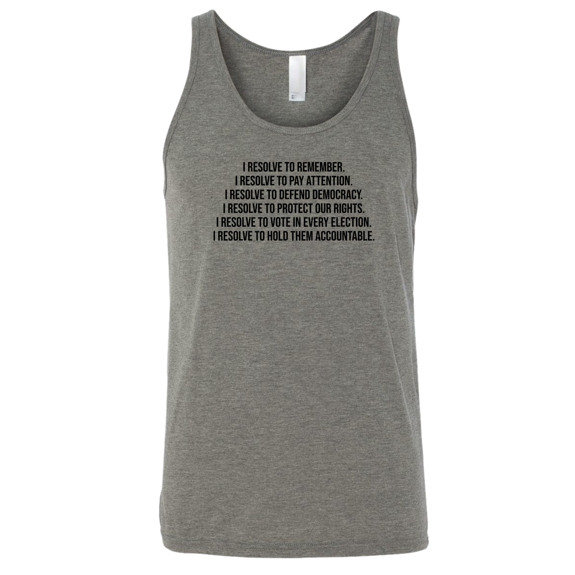 I Resolve Unisex Tank Top-T-Shirt-The Original God Ain't Petty But I Am