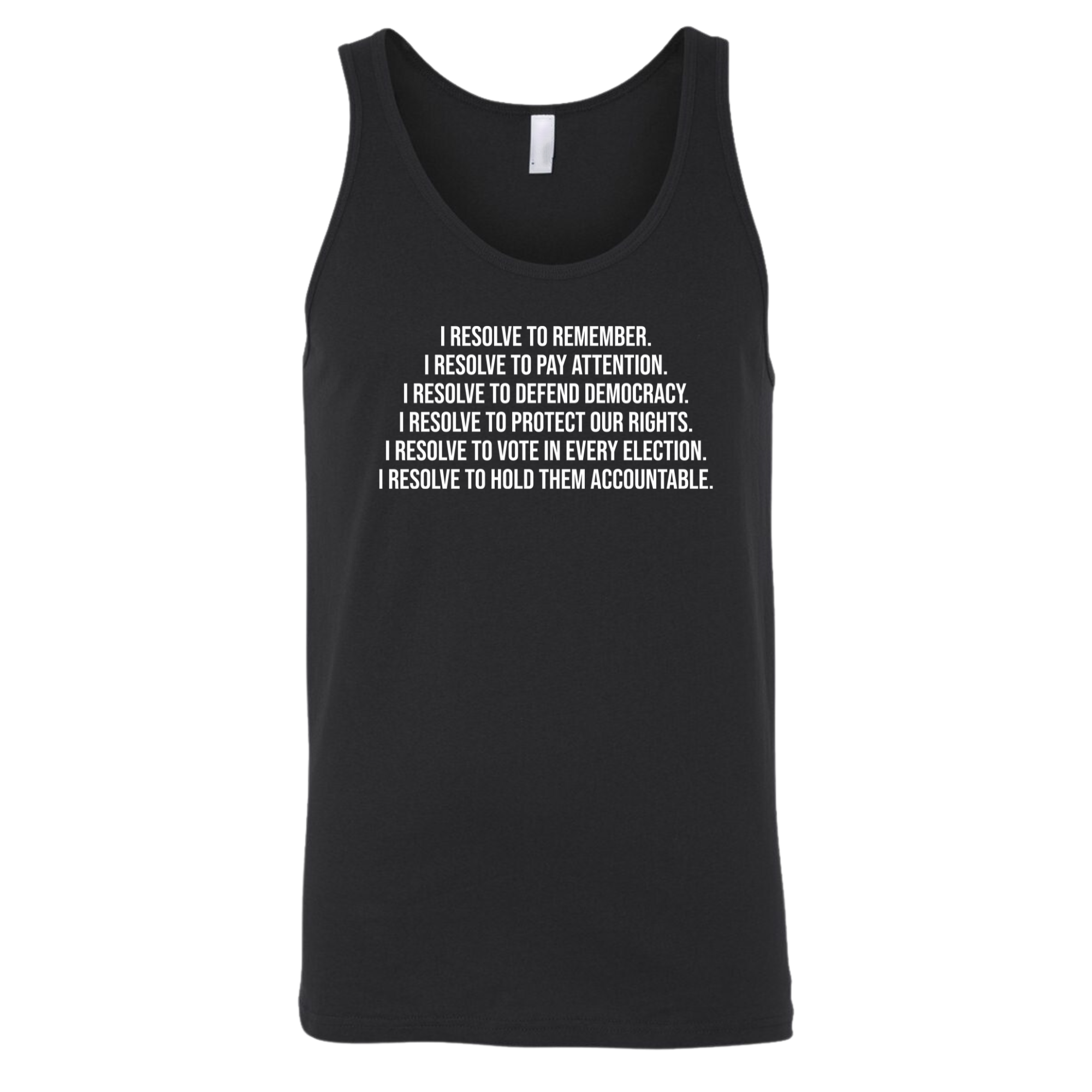 I Resolve Unisex Tank Top-T-Shirt-The Original God Ain't Petty But I Am