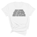 I Resolve Unisex Tee-T-Shirt-The Original God Ain't Petty But I Am