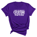 I Vote to Protect Everyone The Other Side is Trying to Erase Unisex Tee-T-Shirt-The Original God Ain't Petty But I Am