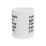 I can't tell if he's ignoring the Constitution or just can't read cursive Mug 11oz (White & Black)-Mug-The Original God Ain't Petty But I Am