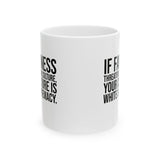 If Fairness Threatens Your Culture, Your Culture is White Supremacy Mug 11oz (White & Black)-Mug-The Original God Ain't Petty But I Am