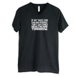 If My Taxes Can Fund War Overnight, They Can Fund Healthcare Tomorrow *BLACK V-NECK* Unisex Tee-T-Shirt-The Original God Ain't Petty But I Am
