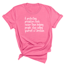 If Protecting Predators Feels Easier Than Helping People, Stop Calling Yourself a Christian Unisex Tee-T-Shirt-The Original God Ain't Petty But I Am
