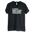 If There’s Money for War, There’s Money for Breakfast *BLACK V-NECK* Unisex Tee-T-Shirt-The Original God Ain't Petty But I Am