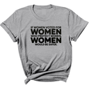 If Women Voted for Women Who Protect Women, Women Would Be Safer Unisex Tee (BOLD)-T-Shirt-The Original God Ain't Petty But I Am
