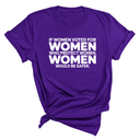 If Women Voted for Women Who Protect Women, Women Would Be Safer Unisex Tee (BOLD)-T-Shirt-The Original God Ain't Petty But I Am
