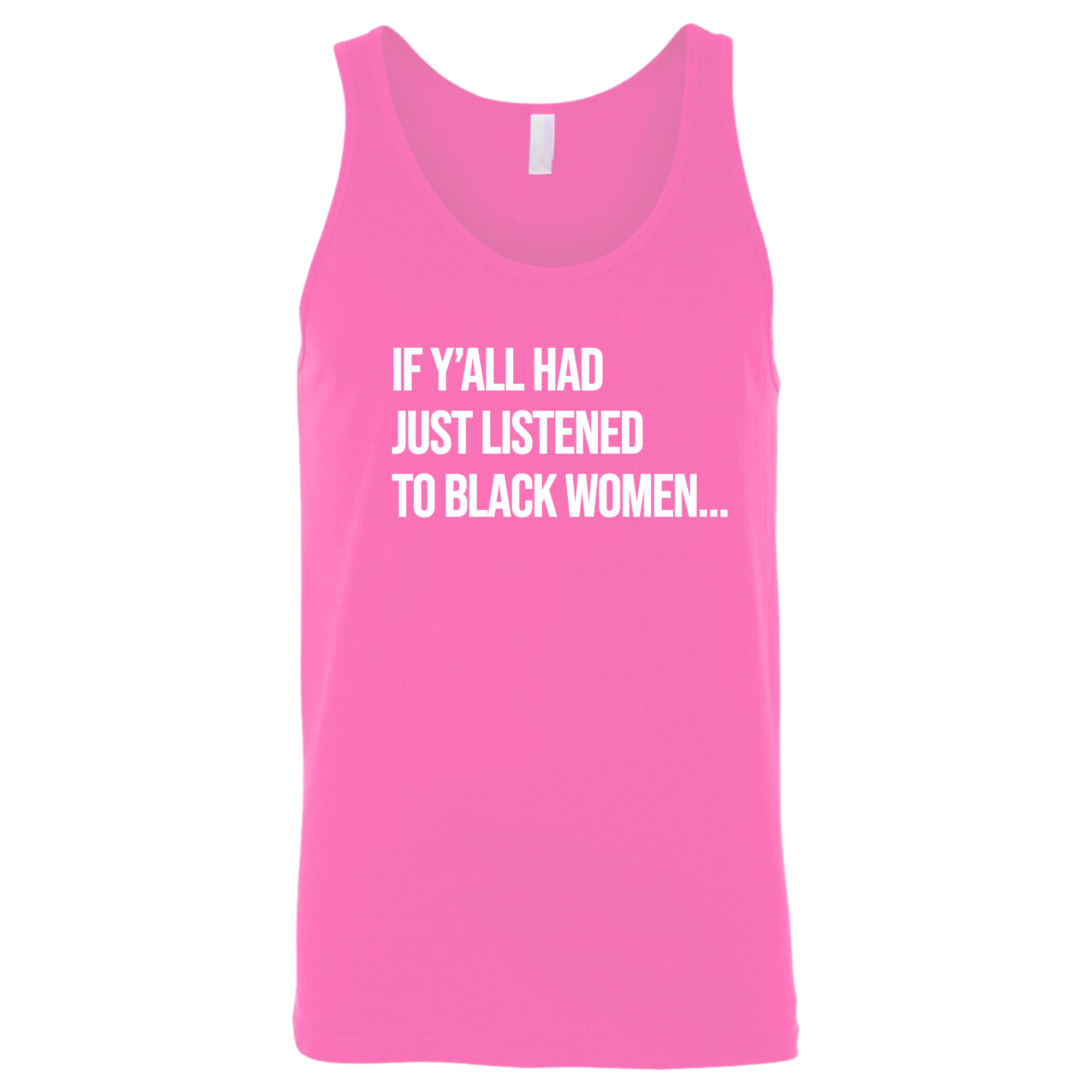 If Ya'll Had Just Listened to Black Women Unisex Tank Top-T-Shirt-The Original God Ain't Petty But I Am