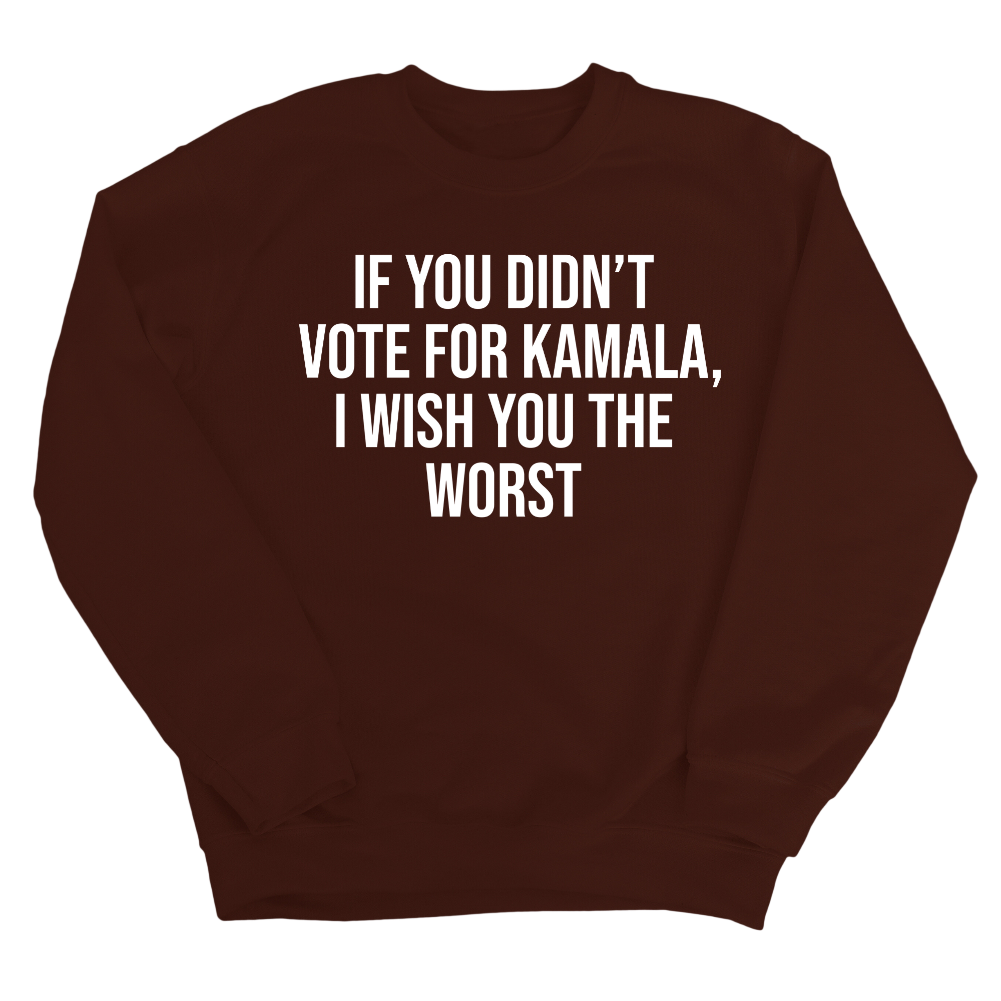 If You Didn’t Vote for Kamala I Wish You the Worst Unisex Sweatshirt-Sweatshirt-The Original God Ain't Petty But I Am