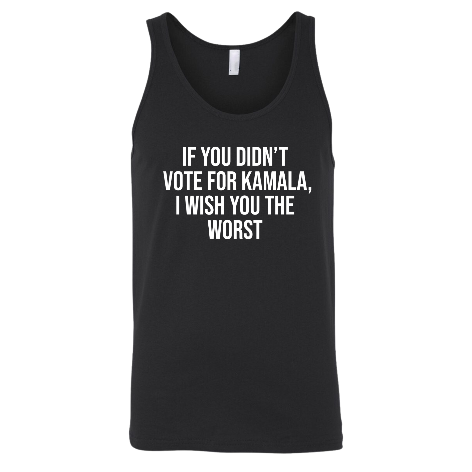 If You Didn’t Vote for Kamala, I Wish You the Worst Unisex Tank Top-T-Shirt-The Original God Ain't Petty But I Am
