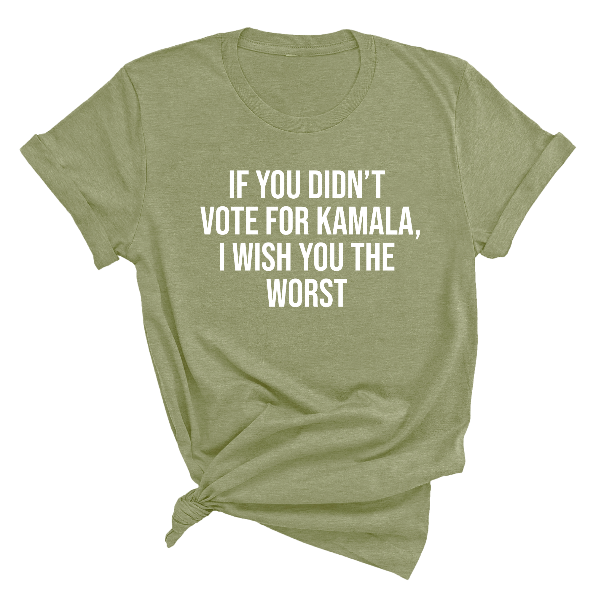 If You Didn’t Vote for Kamala, I Wish You the Worst Unisex Tee-T-Shirt-The Original God Ain't Petty But I Am