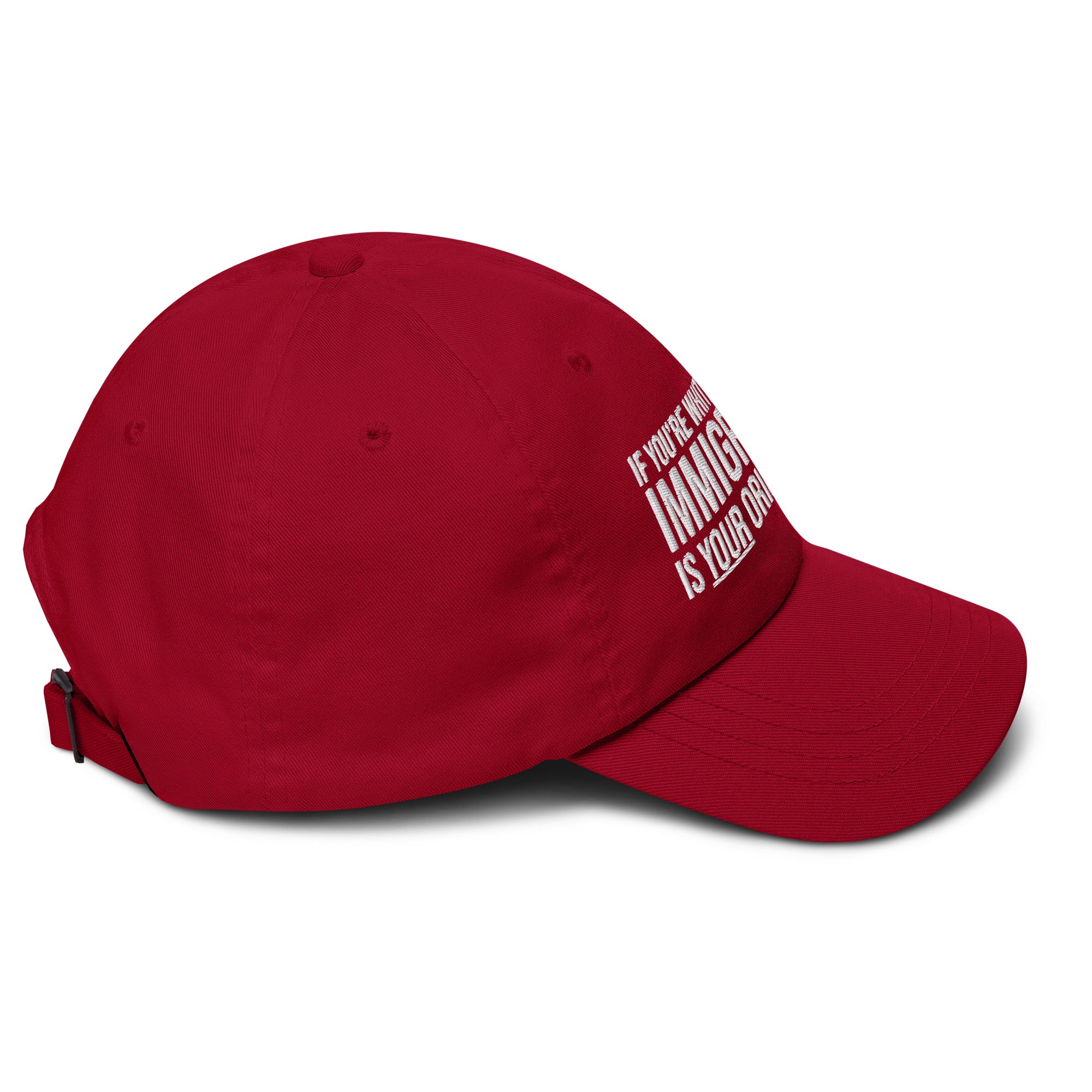 If You're White in America Immigration is your Origin Story Dad hat-The Original God Ain't Petty But I Am