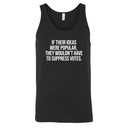 If their Ideas were Popular, They wouldn’t have to Suppress Votes Unisex Tank Top-T-Shirt-The Original God Ain't Petty But I Am
