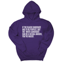 *HOODIE* If the Black Candidate Has to Be Perfect, but the White Candidate Can Be a Sexual Abuser, You’re Racist Unisex Hoodie