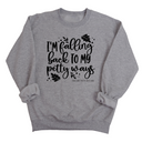 I'm Falling Back to my Petty Ways Unisex Sweatshirt-Sweatshirt-The Original God Ain't Petty But I Am