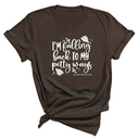 I'm Falling back to my Petty Ways Unisex Tee-T-Shirt-The Original God Ain't Petty But I Am
