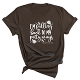 I'm Falling back to my Petty Ways Unisex Tee-T-Shirt-The Original God Ain't Petty But I Am