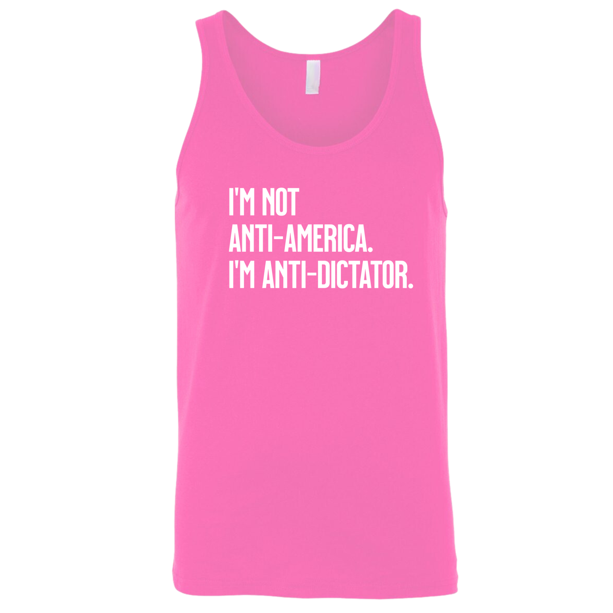 I’m Not Anti-America. I’m Anti-Dictator Unisex Tank Top-T-Shirt-The Original God Ain't Petty But I Am