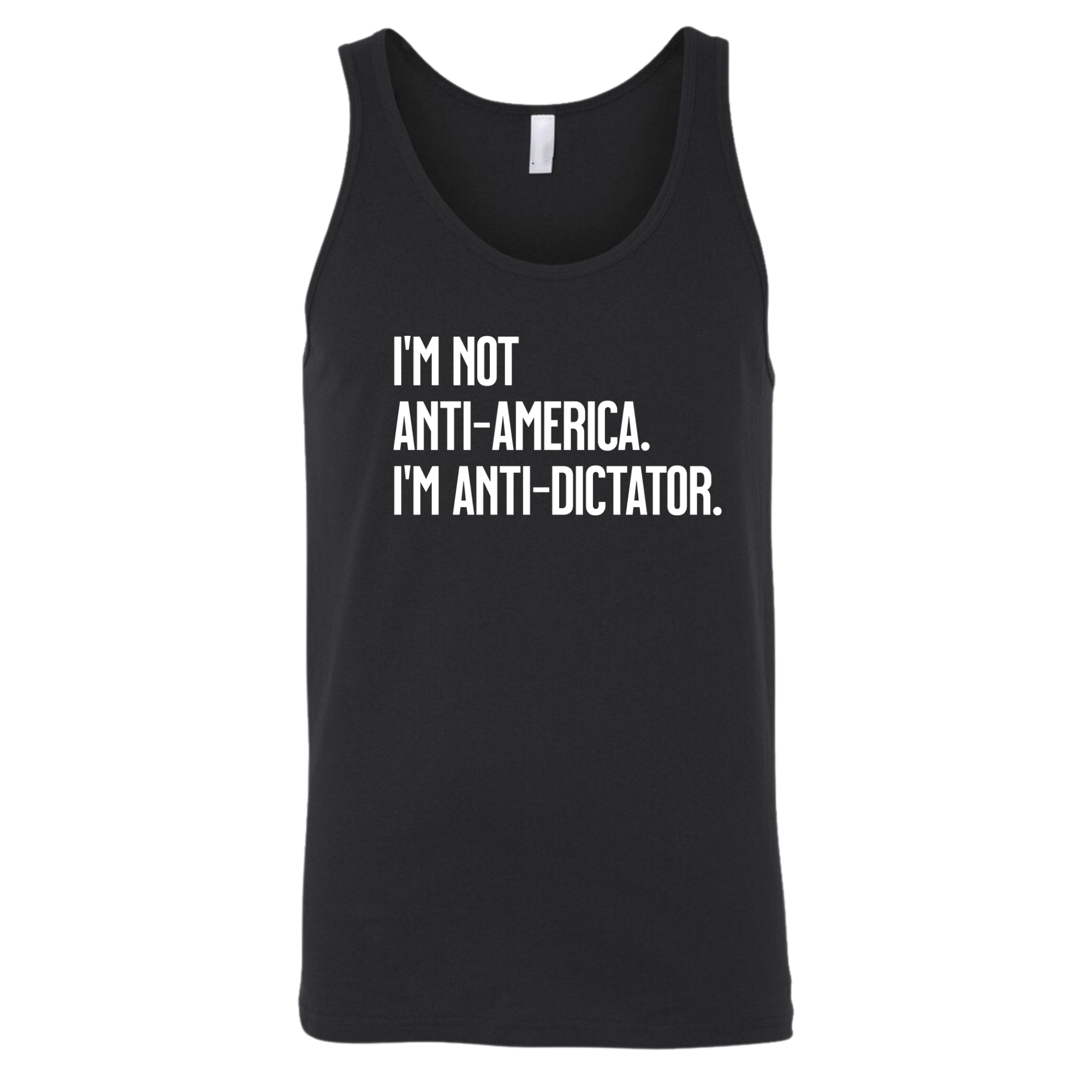 I’m Not Anti-America. I’m Anti-Dictator Unisex Tank Top-T-Shirt-The Original God Ain't Petty But I Am