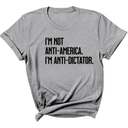 I’m Not Anti-America. I’m Anti-Dictator Unisex Tee-T-Shirt-The Original God Ain't Petty But I Am