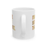 I’m White But Not That White Mug 11oz ( White & Fall Color 🍁)-Mug-The Original God Ain't Petty But I Am