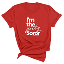 I'm the petty Soror Unisex Tee-T-Shirt-The Original God Ain't Petty But I Am