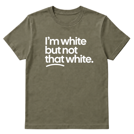 I’m white but not that white Unisex Tee-T-Shirt-The Original God Ain't Petty But I Am