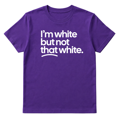 I’m white but not that white Unisex Tee-T-Shirt-The Original God Ain't Petty But I Am