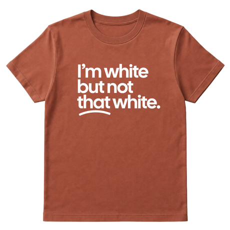 I’m white but not that white Unisex Tee-T-Shirt-The Original God Ain't Petty But I Am