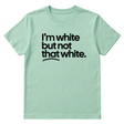 I’m white but not that white Unisex Tee-T-Shirt-The Original God Ain't Petty But I Am