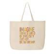 Imagine Being Scared of Diversity but Not Dictatorship Tote bag (Fall Colors 🍁)-Tote Bag-The Original God Ain't Petty But I Am