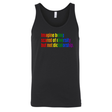 Imagine Being Scared of Diversity but Not Dictatorship Unisex Tank Top (RAINBOW)-T-Shirt-The Original God Ain't Petty But I Am
