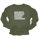 Imagine Winning a Match and All You Can Think About Is Disrespecting a Black Woman Loser Behavior Unisex Long Sleeved Tee-Long Sleeved T-Shirt-The Original God Ain't Petty But I Am