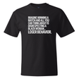 Imagine Winning a Match and All You Can Think About Is Disrespecting a Black Woman. Loser Behavior *BLACK TALL TEE* Unisex Tee-T-Shirt-The Original God Ain't Petty But I Am