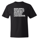 Imagine Winning a Match and All You Can Think About Is Disrespecting a Black Woman. Loser Behavior *BLACK TALL TEE* Unisex Tee-T-Shirt-The Original God Ain't Petty But I Am