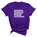 Imagine Winning a Match and All You Can Think About Is Disrespecting a Black Woman. Loser Behavior Unisex Tee-T-Shirt-The Original God Ain't Petty But I Am