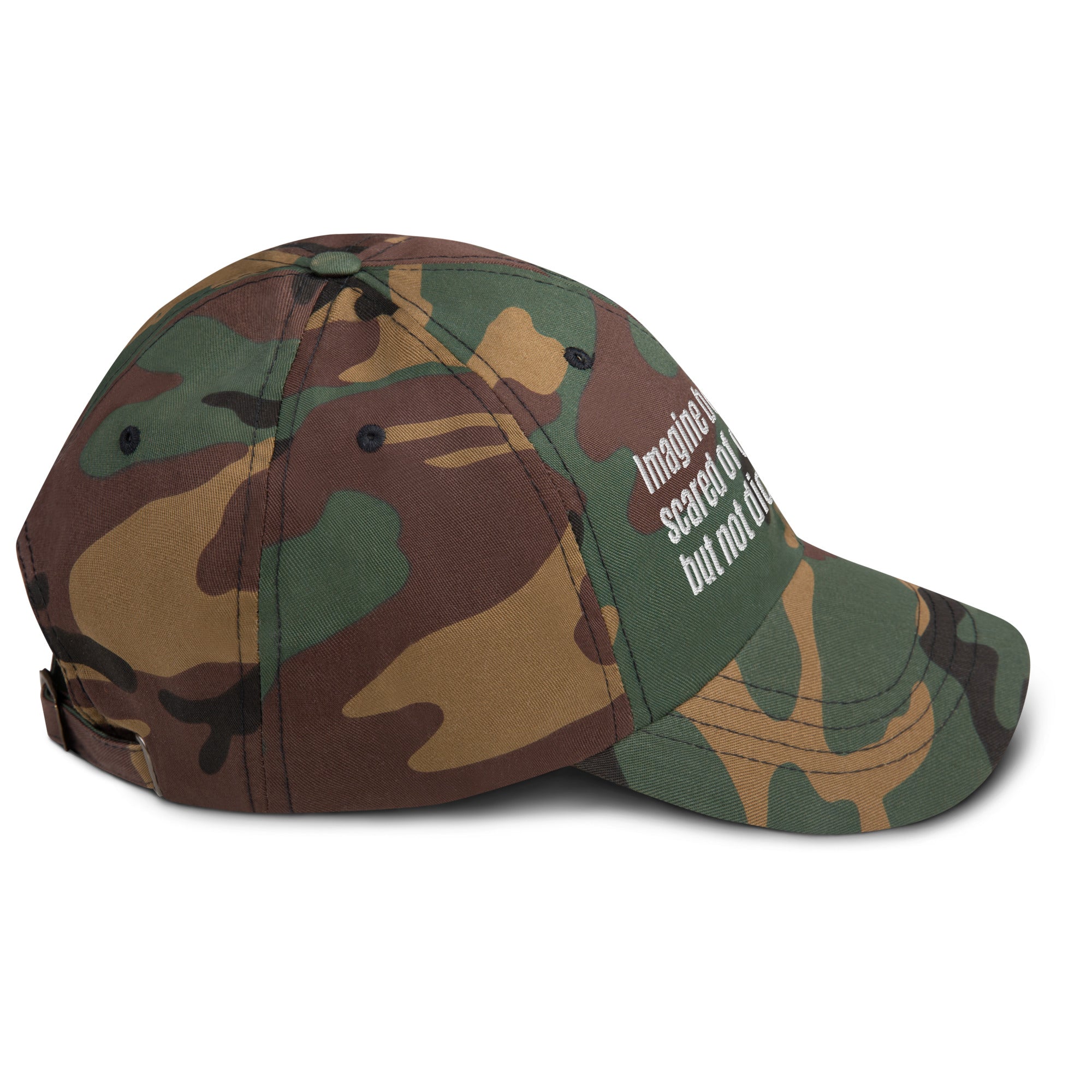 Imagine being scared of diversity but not dictatorship Dad hat-The Original God Ain't Petty But I Am