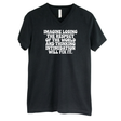 Imagine losing the respect of the world and thinking intimidation will fix it *BLACK V-NECK* Unisex Tee-T-Shirt-The Original God Ain't Petty But I Am
