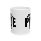 June is Still Pride Month Mug 11oz (White & Black)-Mug-The Original God Ain't Petty But I Am
