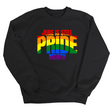 June is Still Pride Month Unisex Sweatshirt (Rainbow Edition)-Sweatshirt-The Original God Ain't Petty But I Am