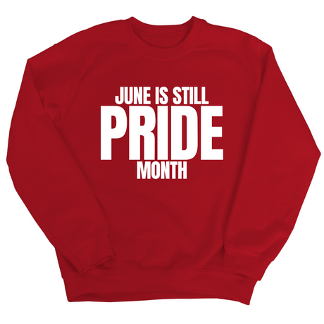 June is Still Pride Month Unisex Sweatshirt-Sweatshirt-The Original God Ain't Petty But I Am